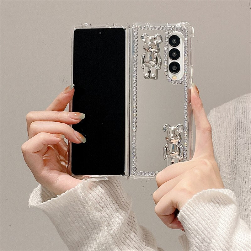 Luxury Rhinestone Cover For Samsung Galaxy Z Fold 4 & 3