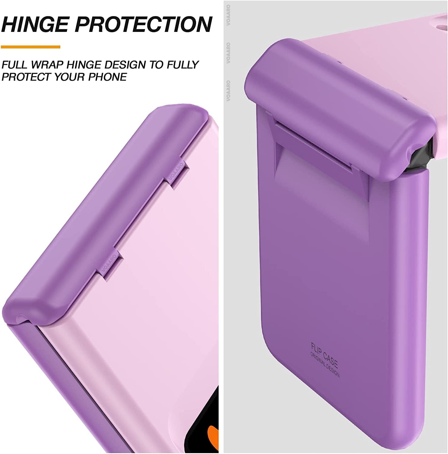 Case with Hinge Full Protection For Samsung Galaxy Z Flip 4 - Galaxy Z Flip 4 Case