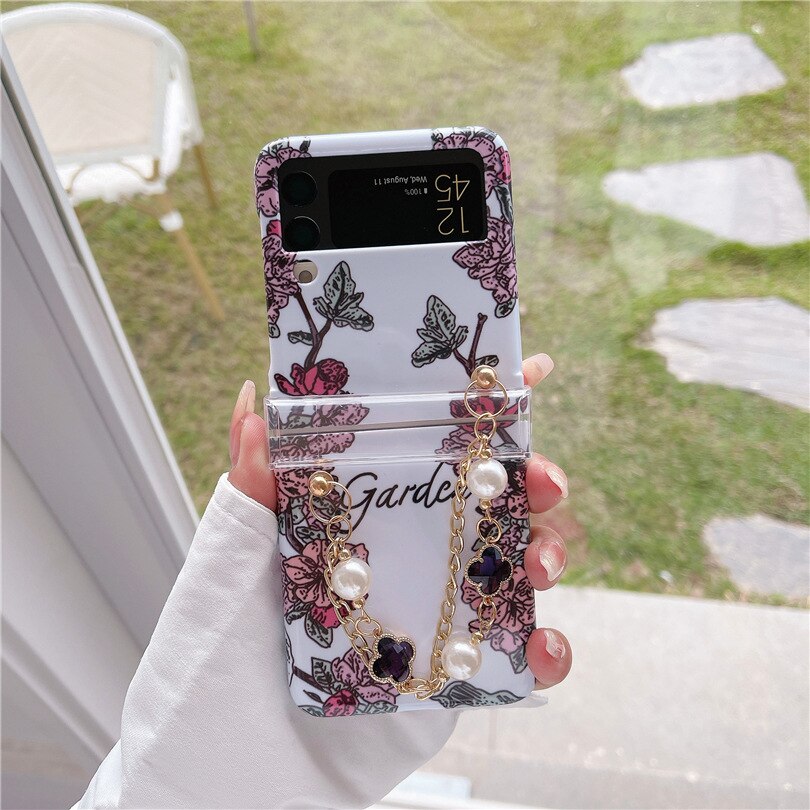 Flower Chain Case for Samsung Galaxy Z Flip 3 & 4