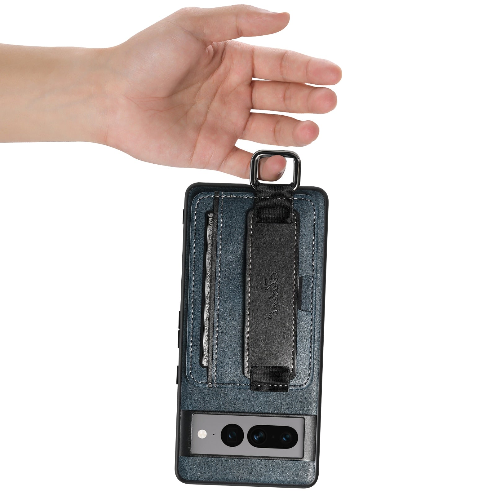 Leather Case With Bracket & Card Pocket For Google Pixel Series - The Pixel Store