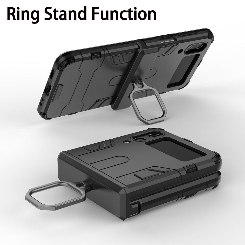 Armor Shockproof Stand Case for Samsung Galaxy Z Flip 4 - Galaxy Z Flip 4 Case