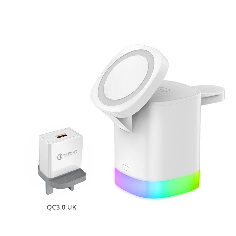3 in 1 Folding Wireless Charger for Apple Watch, AirPods & iPhone