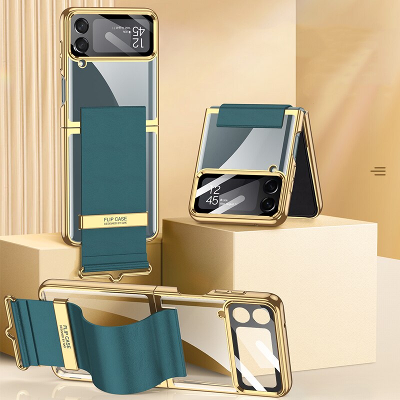 Wrist Strap Holder Case for Samsung Galaxy Z Flip 4 - Galaxy Z Flip 4 Case