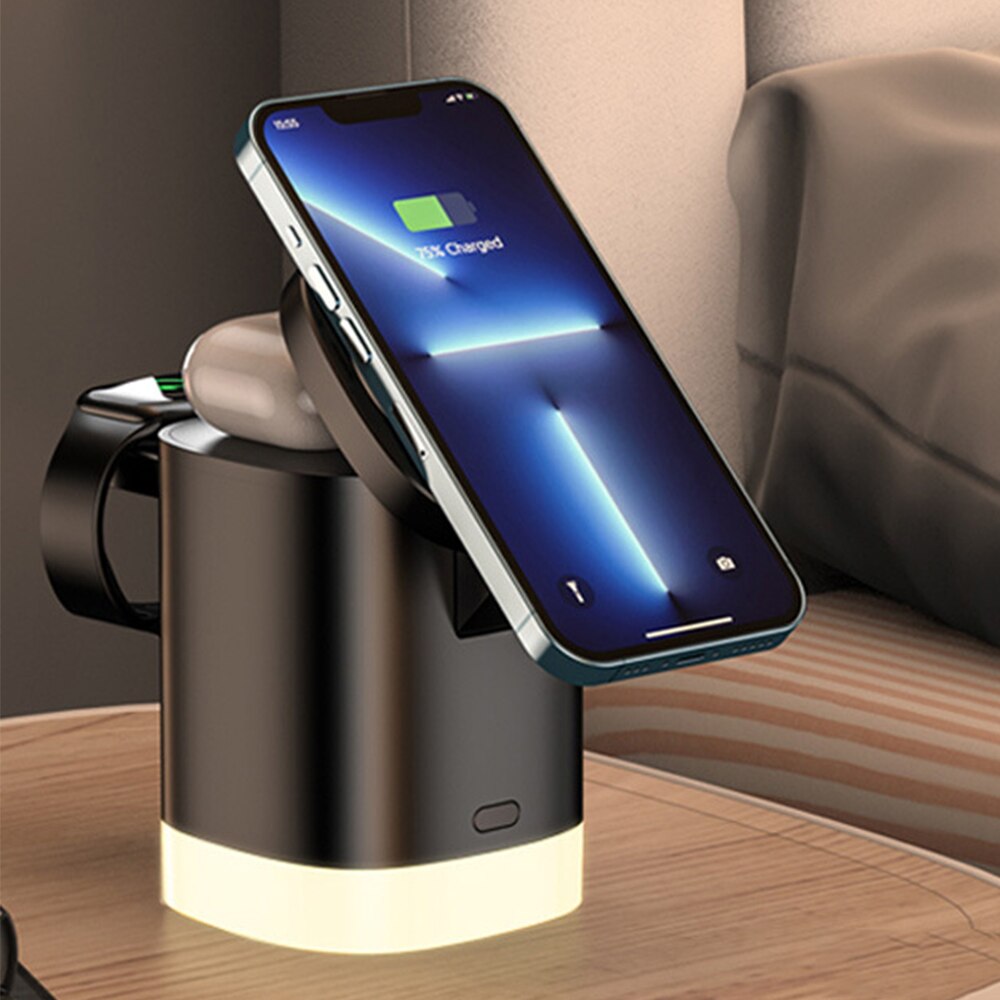 3 in 1 Folding Wireless Charger for Apple Watch, AirPods & iPhone