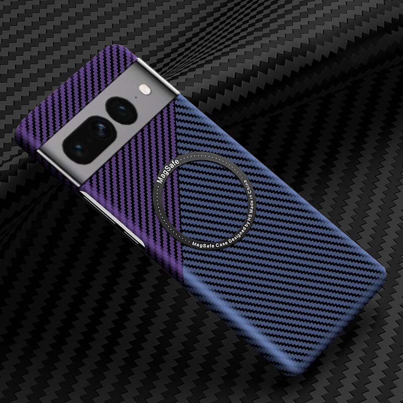 Wireless Carbon Fiber Phone Case For Google Pixel 7 - The Pixel Store