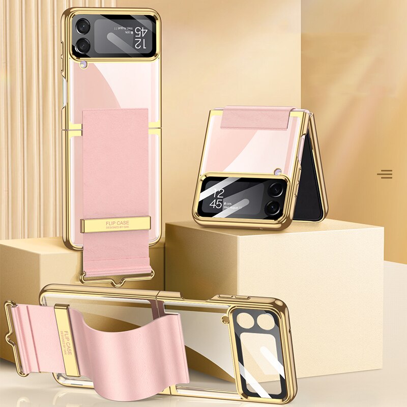 Wrist Strap Holder Case for Samsung Galaxy Z Flip 4 - Galaxy Z Flip 4 Case