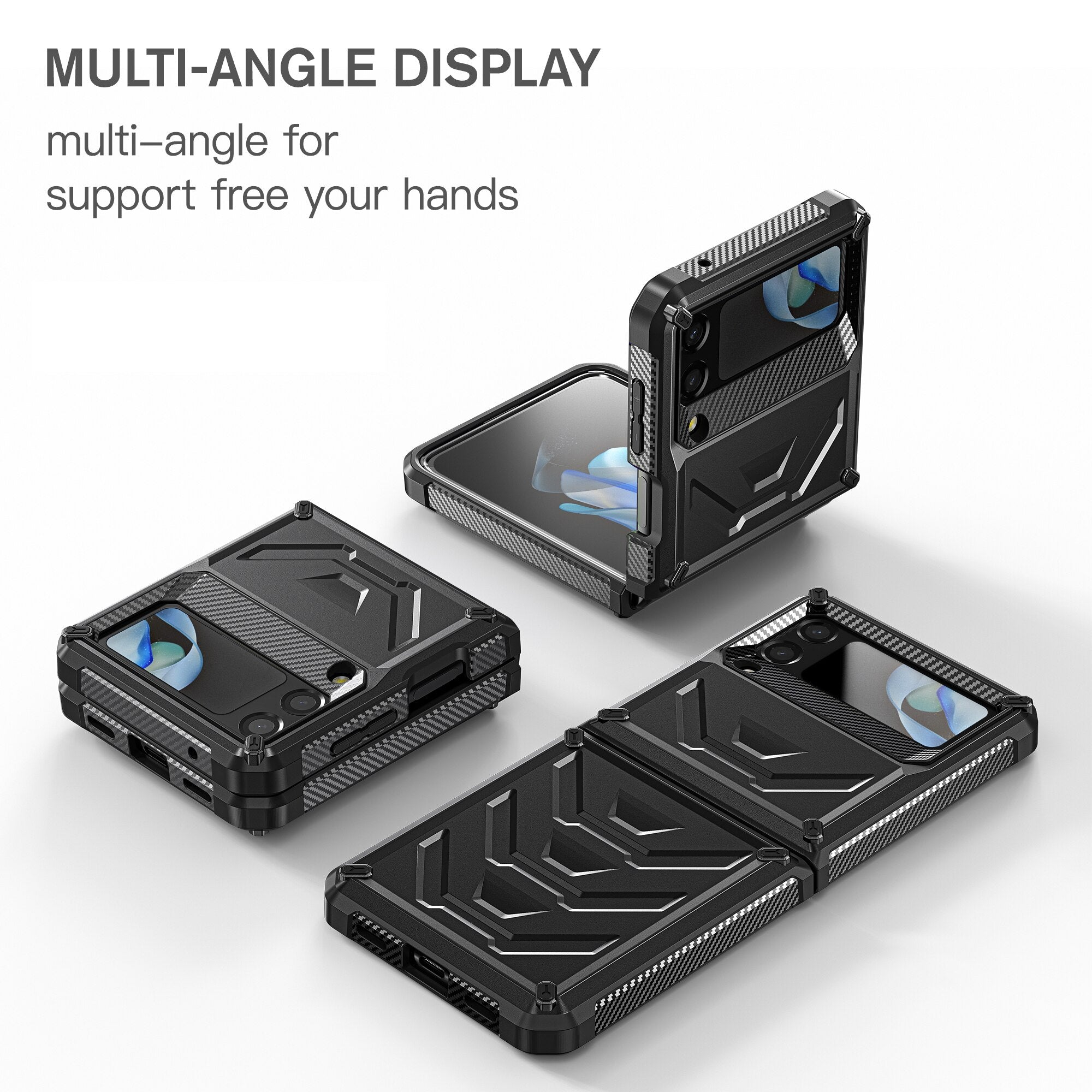 Shockproof Armor Case For Samsung Galaxy Z Flip 4 - Galaxy Z Flip 4 Case