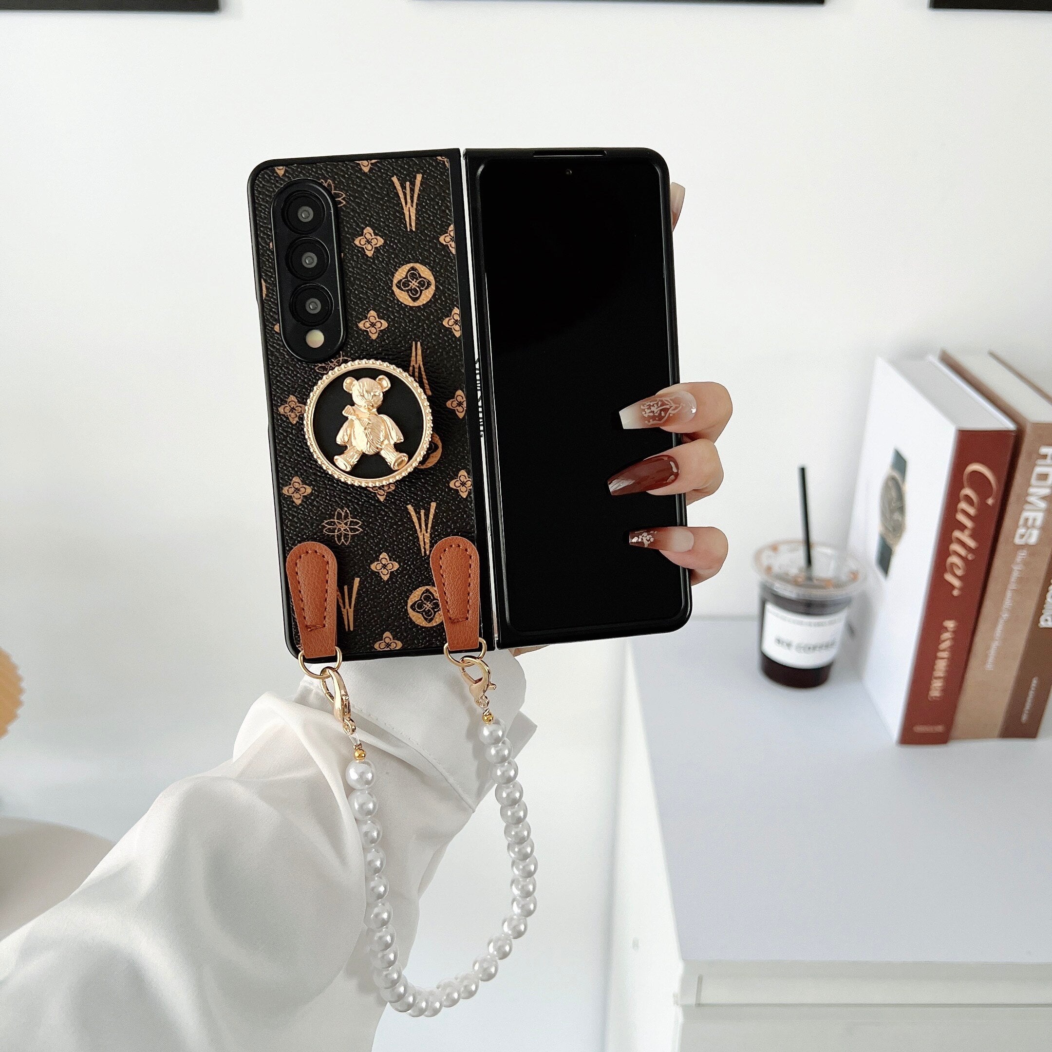 Pearl Bracelet Case For Samsung Galaxy Z Fold 4