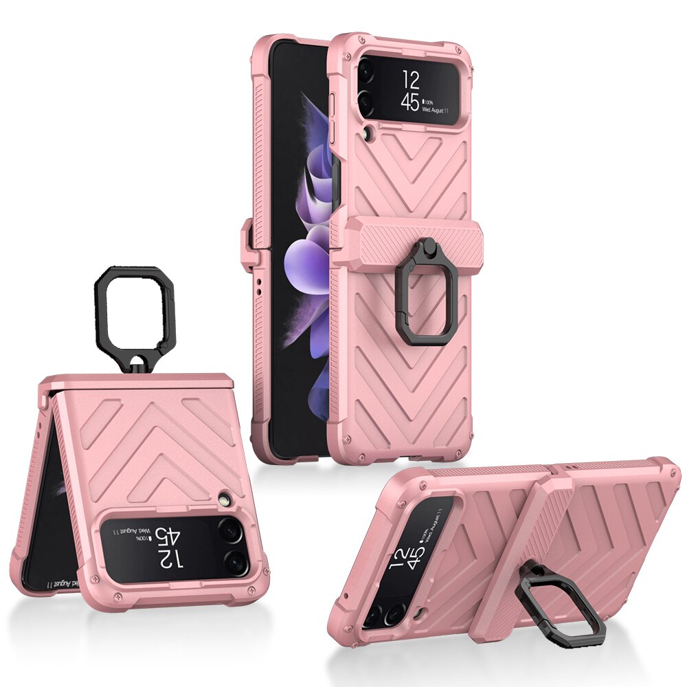 Magnetic Armor Shockproof Case For Samsung Galaxy Z Flip 4 - Galaxy Z Flip 4 Case