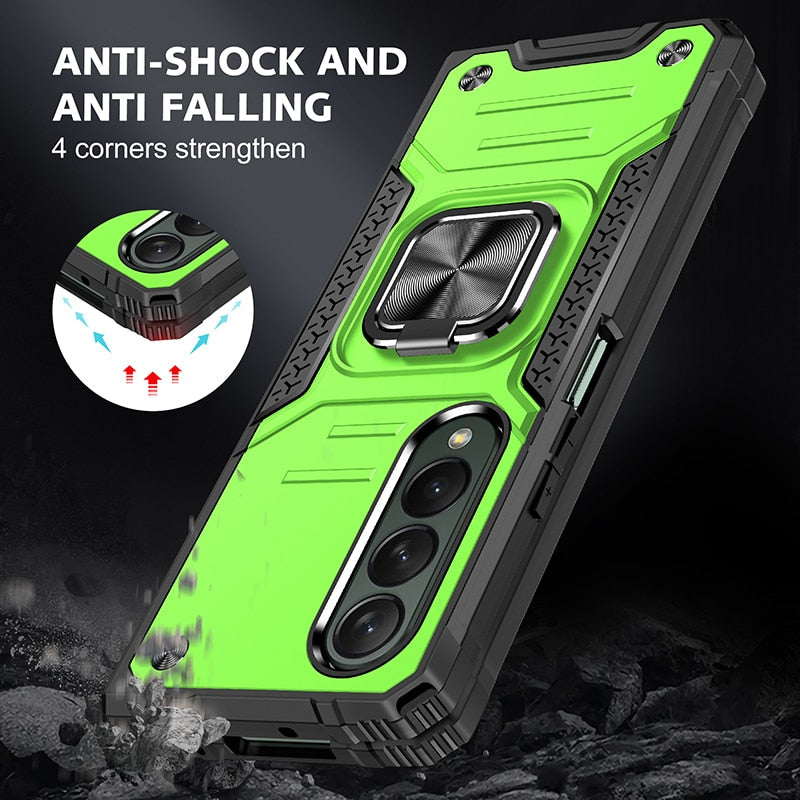 Magnetic Kickstand Folding Case for Samsung Galaxy Z Fold 4