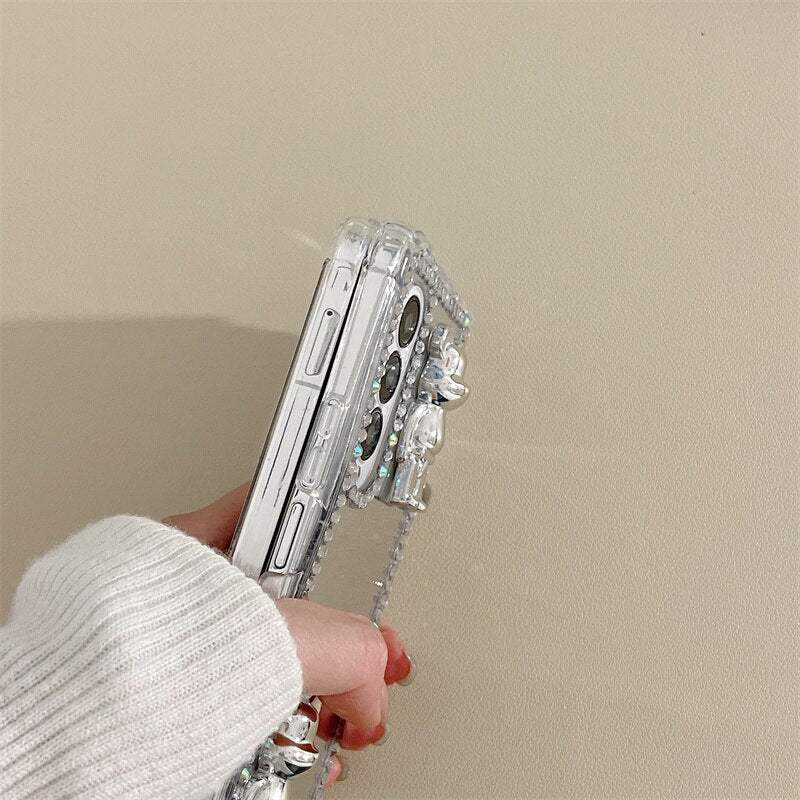 Luxury Rhinestone Cover For Samsung Galaxy Z Fold 4 & 3