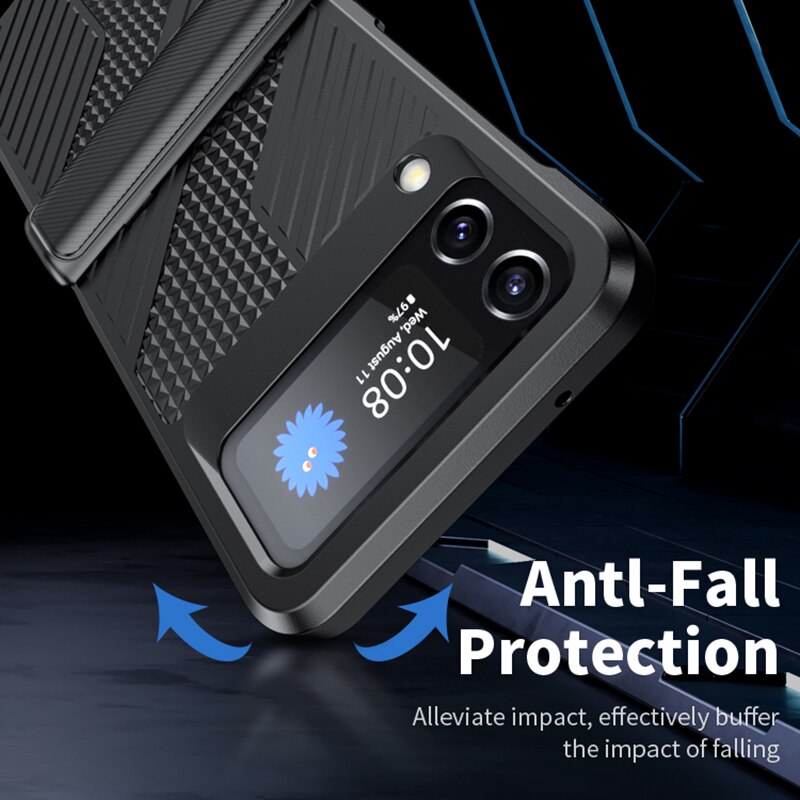 Shockproof Armor Case Hinge Protective Cover For Samsung Galaxy Z Flip 4 - Galaxy Z Flip 4 Case