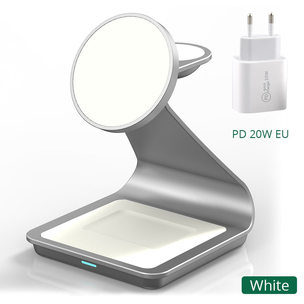 3 in 1 Fast Magnetic Wireless Charger for iPhone - iHive