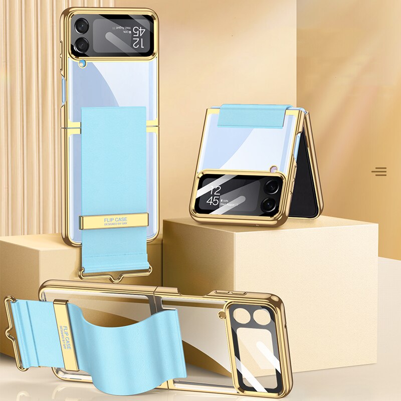 Wrist Strap Holder Case for Samsung Galaxy Z Flip 4 - Galaxy Z Flip 4 Case