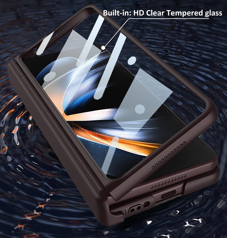 Tempered Glass Protective Case For Samsung Galaxy Z Fold 4