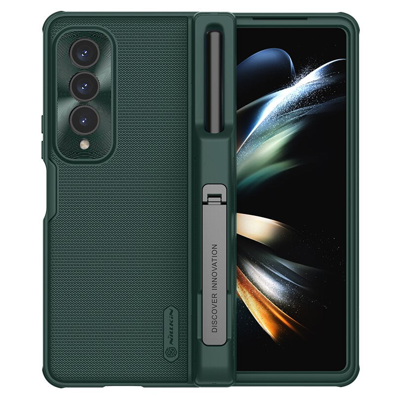 Shockproof Case with Kickstand & S-Pen Pocket For Galaxy Z Fold 4