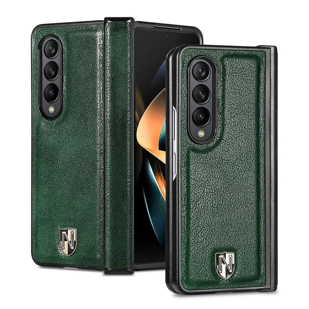 Luxury Ultra-thin Leather Case For Samsung Galaxy Z Fold 4
