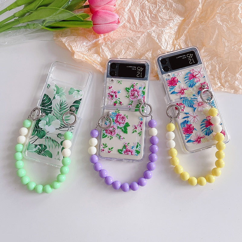 Cute Colorful Flowers Slim Case For Samsung Galaxy Z Flip 4 5G - Galaxy Z Flip 4 Case