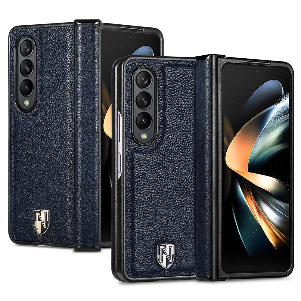 Luxury Ultra-thin Leather Case For Samsung Galaxy Z Fold 4