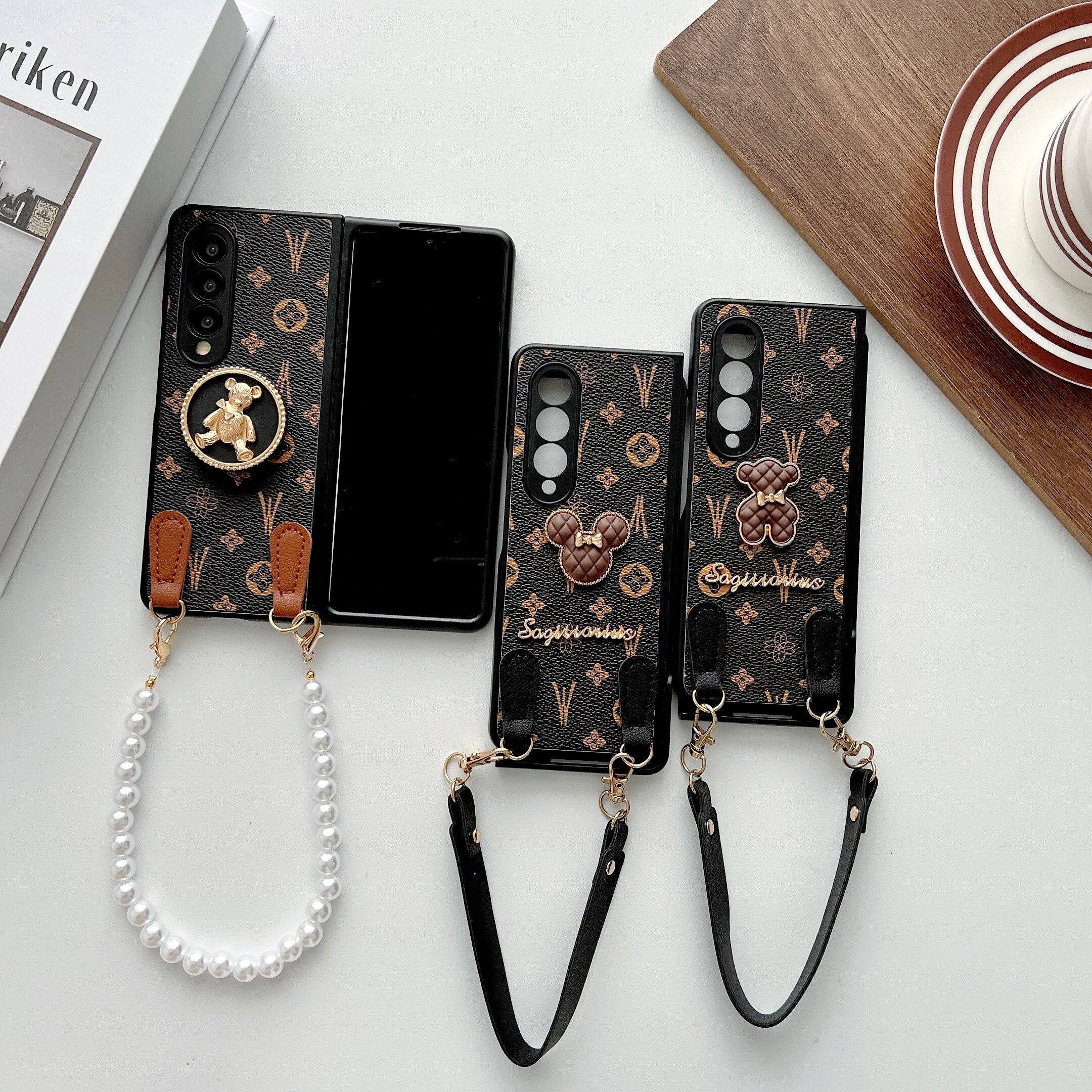 Pearl Bracelet Case For Samsung Galaxy Z Fold 4