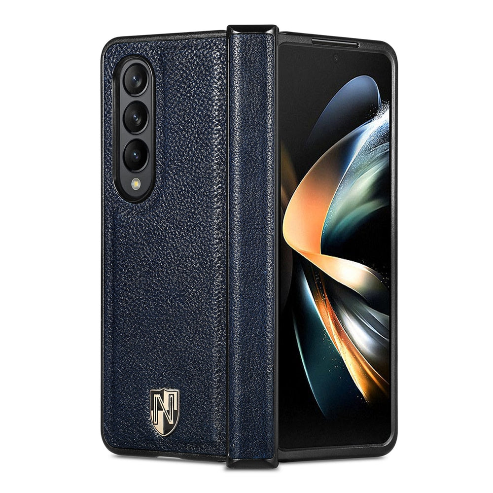 Luxury Ultra-thin Leather Case For Samsung Galaxy Z Fold 4