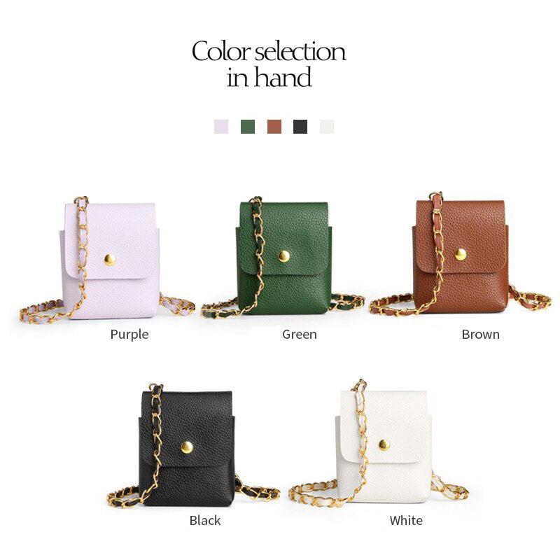 Crossbody Leather Mini Phone Bag For Samsung Galaxy Z Flip 4 - Galaxy Z Flip 4 Case