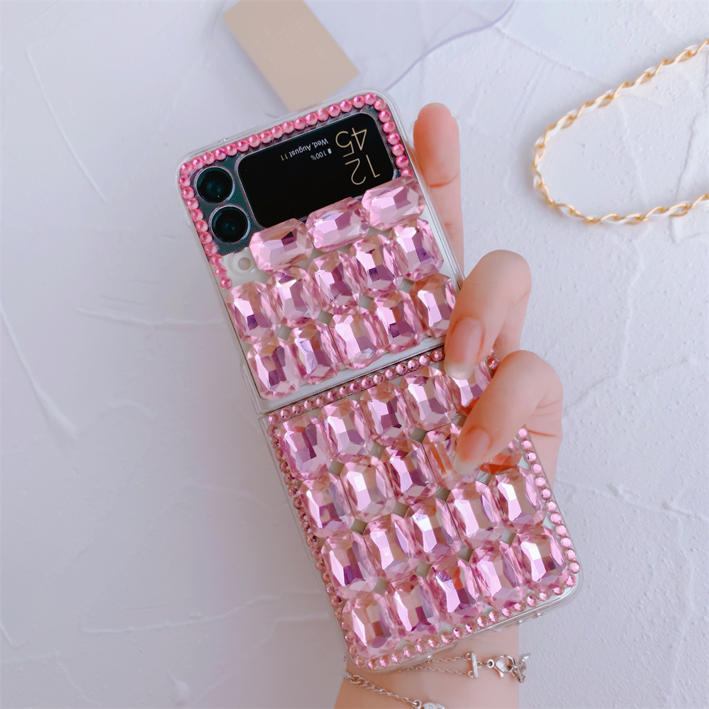 Luxury Pink Case for Galaxy Z Flip 4 - Galaxy Z Flip 4 Case