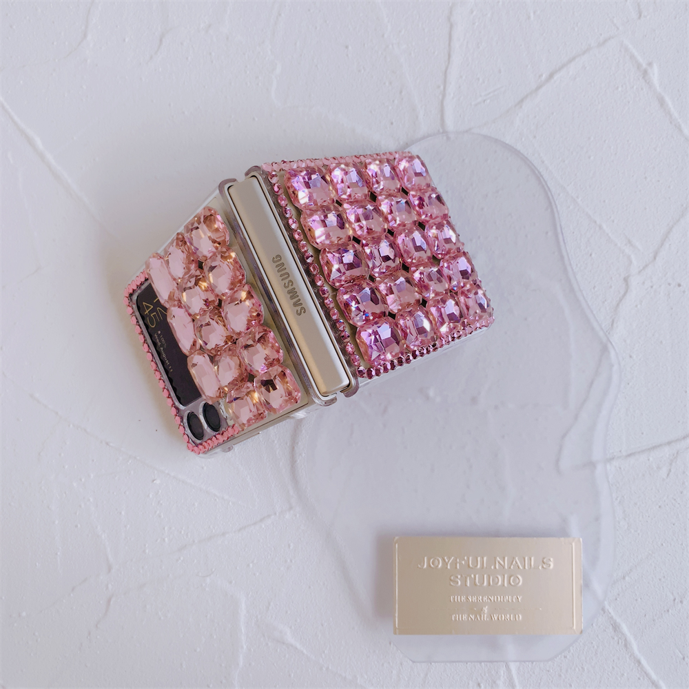 Luxury Pink Case for Galaxy Z Flip 4 - Galaxy Z Flip 4 Case