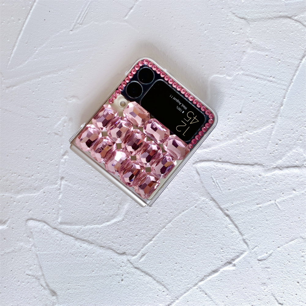 Luxury Pink Case for Galaxy Z Flip 4 - Galaxy Z Flip 4 Case