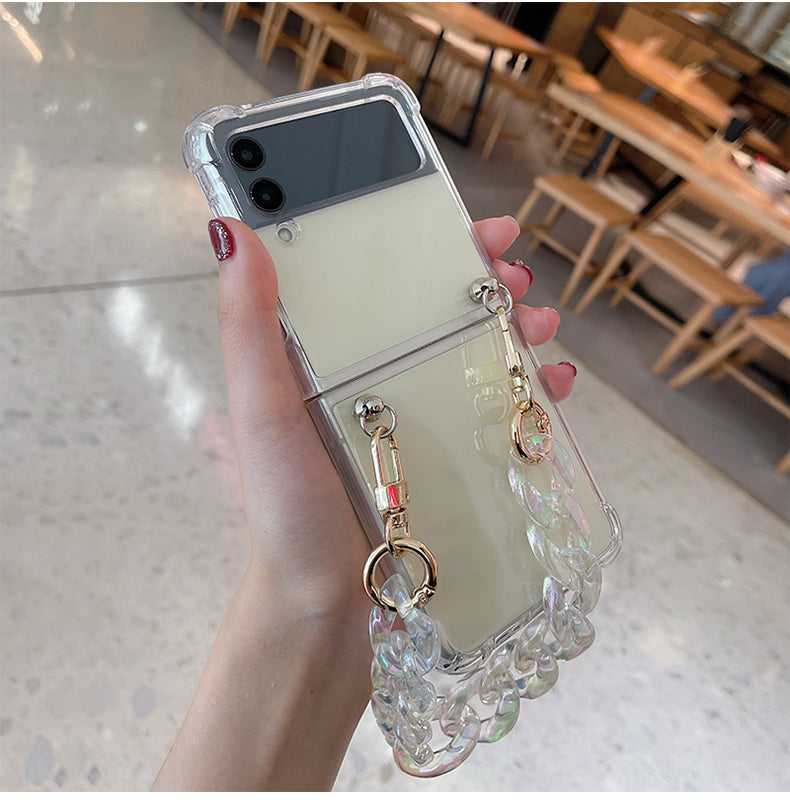 Bracelet Hand Chain case For Samsung Galaxy Z Flip 4 - Galaxy Z Flip 4 Case
