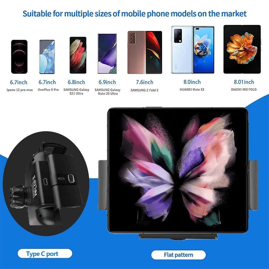 Car Holder and Wireless Charger For Samsung Galaxy Z Fold 4