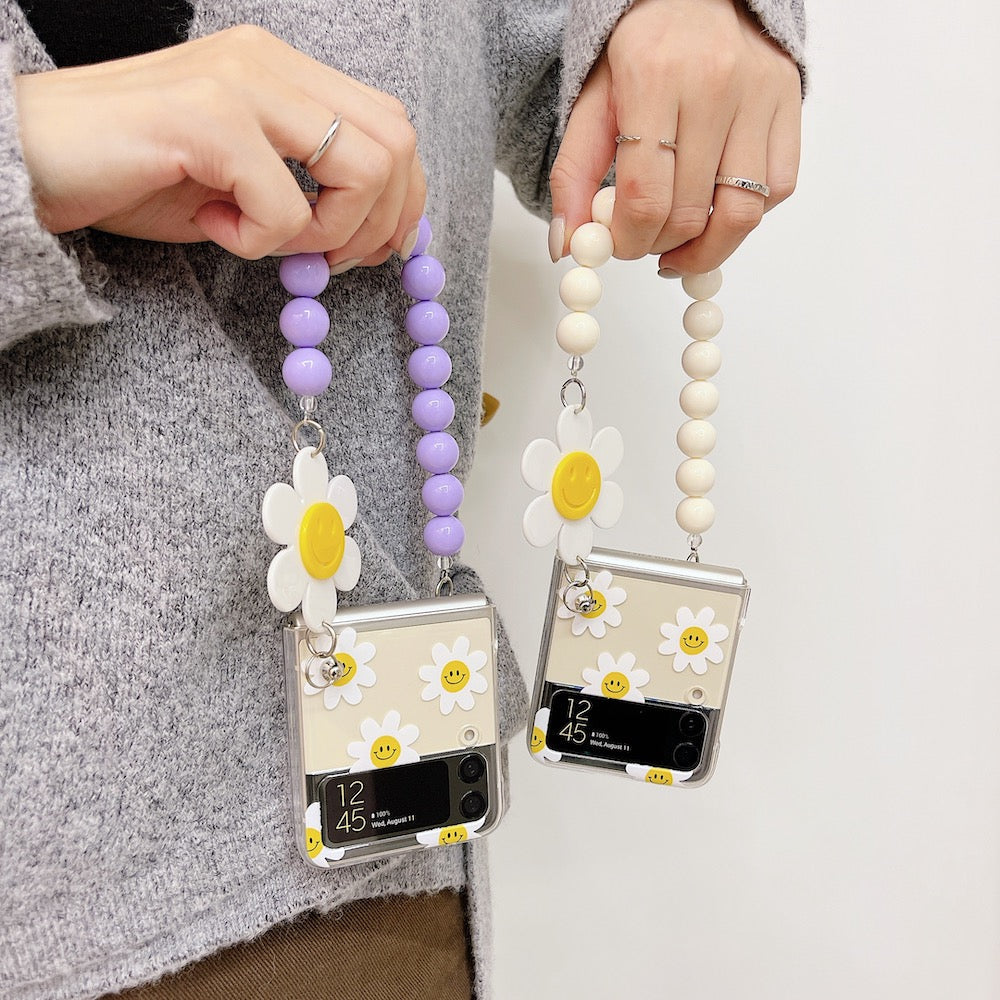 Flower Bracelet Case for Samsung Galaxy Z Flip 4 - Galaxy Z Flip 4 Case