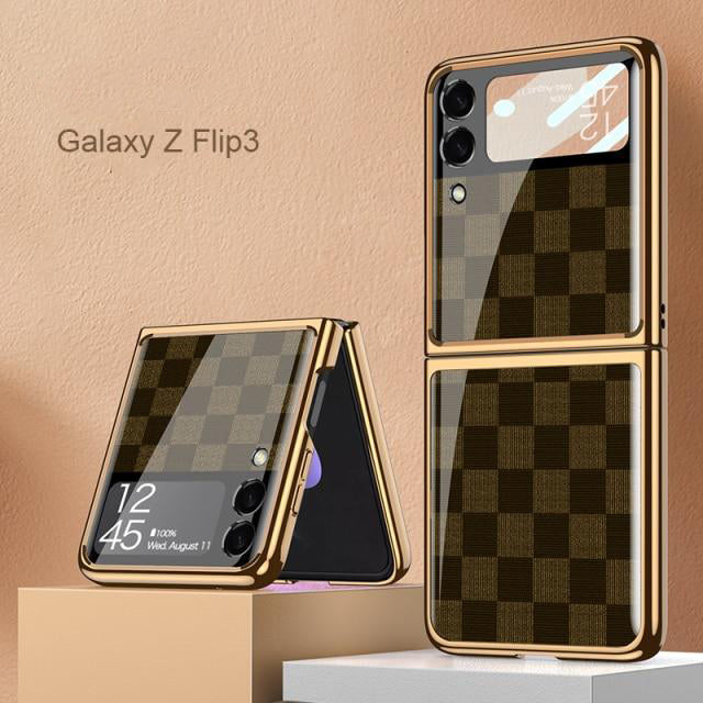 Luxury Marble Case For Z Flip 4 - Galaxy Z Flip 4 Case