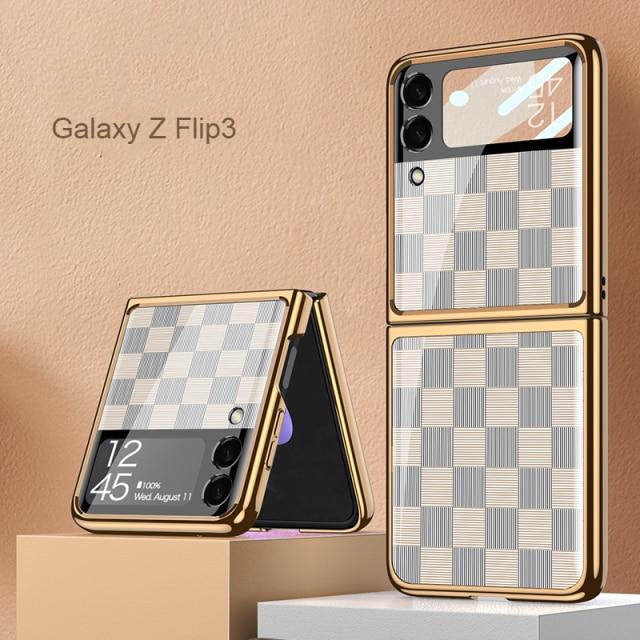 Luxury Marble Case For Z Flip 4 - Galaxy Z Flip 4 Case