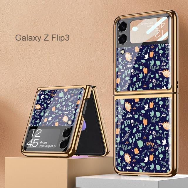 Luxury Marble Case For Z Flip 4 - Galaxy Z Flip 4 Case