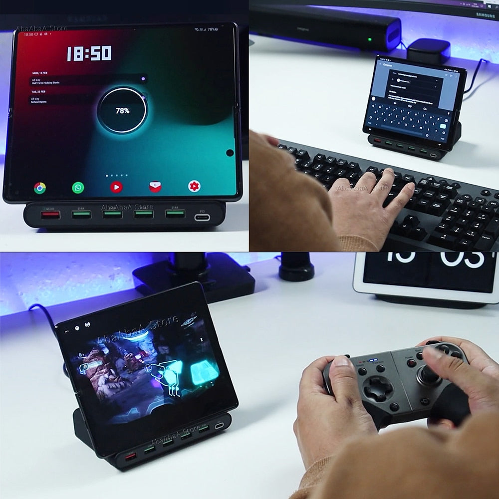 Wireless Charger Holder Desk Stand For Samsung Galaxy Z Fold 4