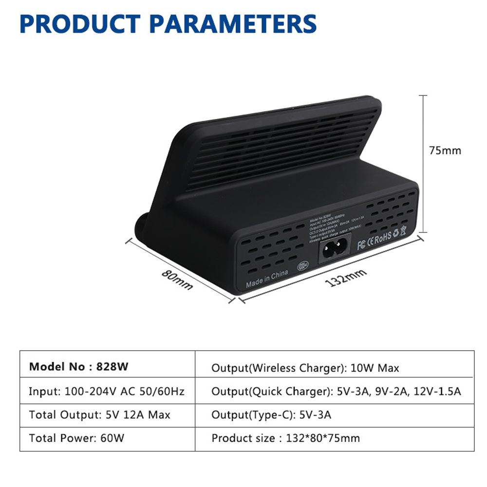 Wireless Charger Holder Desk Stand For Samsung Galaxy Z Fold 4