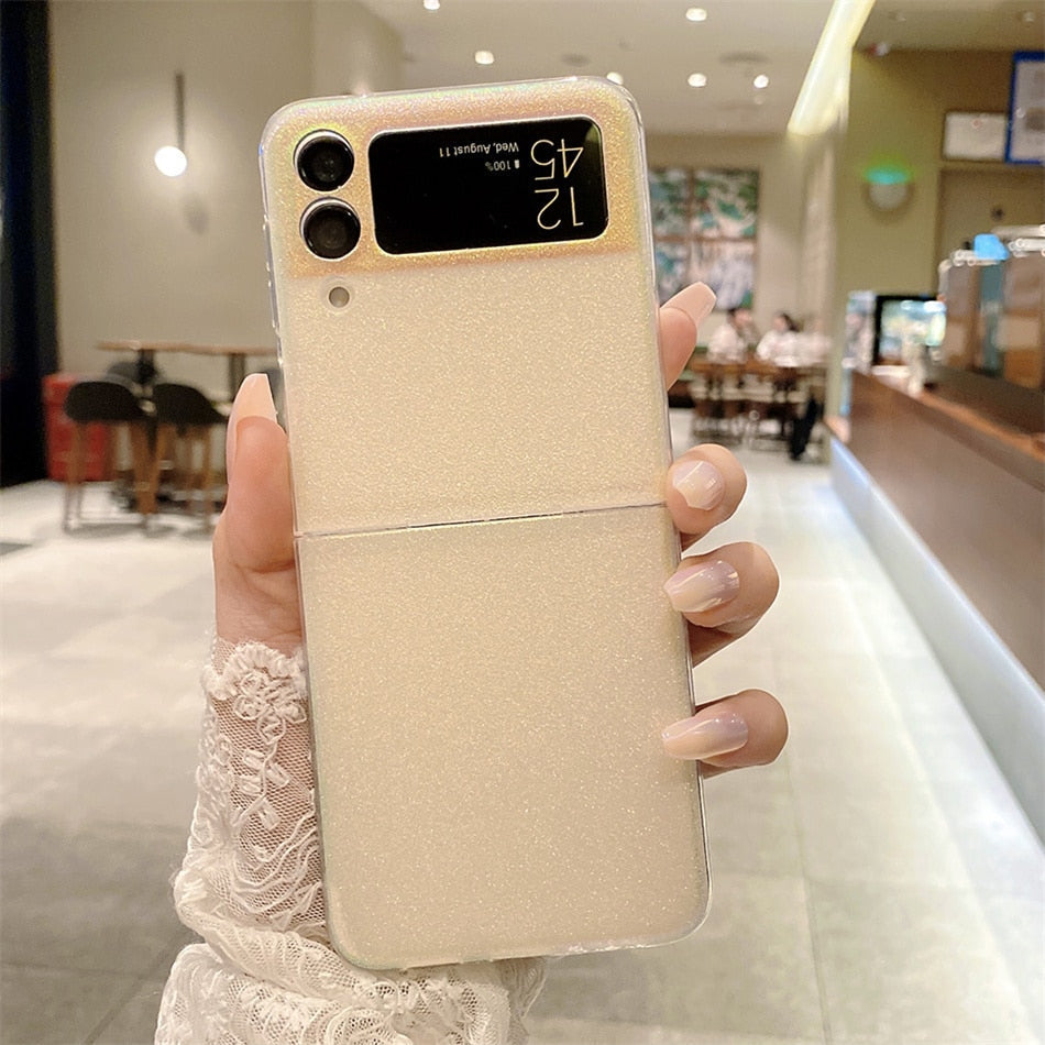 Colorful Shell pattern Protective Cover for Galaxy Z Flip 4 - Galaxy Z Flip 4 Case