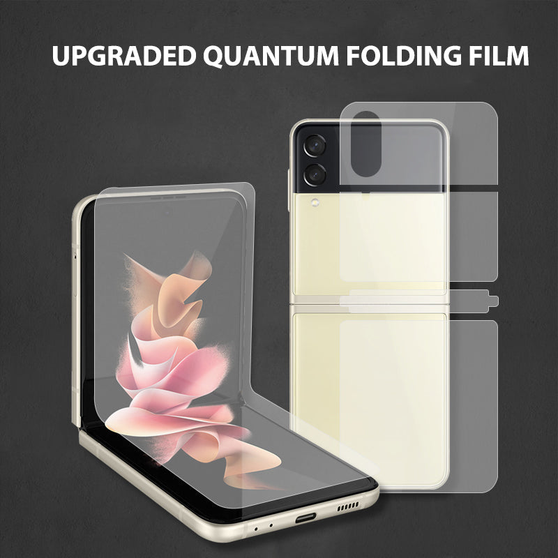 3 IN 1 Protective Film For Galaxy Z Flip 4 Front & Back - Galaxy Z Flip 4 Case