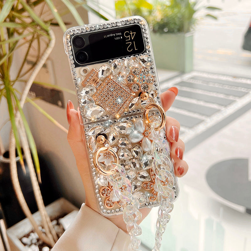 Bracelet Diamond Case For Samsung Galaxy Z Flip 4 - Galaxy Z Flip 4 Case