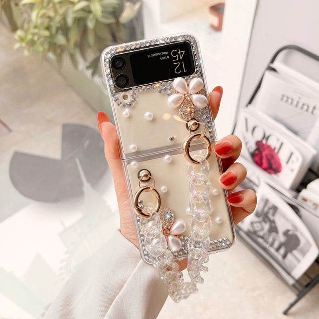 Bracelet Diamond Case For Samsung Galaxy Z Flip 4 - Galaxy Z Flip 4 Case