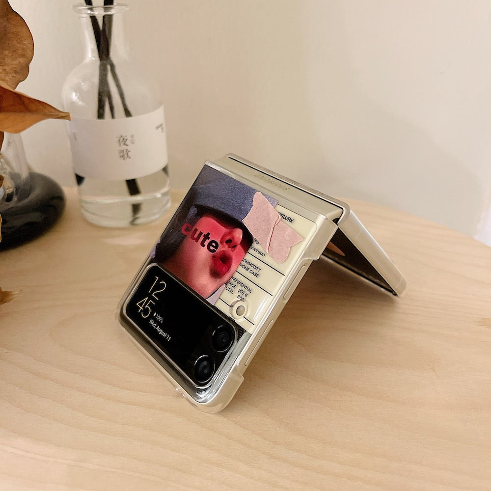 Print Tags Case for Samsung Galaxy Z Flip 4 - Galaxy Z Flip 4 Case