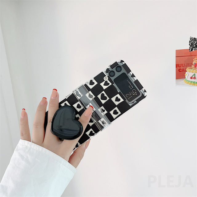 Cute Pearl Bracelet Phone Case For Samsung Galaxy Z Flip 4 - Galaxy Z Flip 4 Case