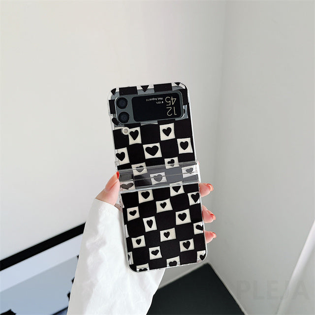 Cute Pearl Bracelet Phone Case For Samsung Galaxy Z Flip 4 - Galaxy Z Flip 4 Case