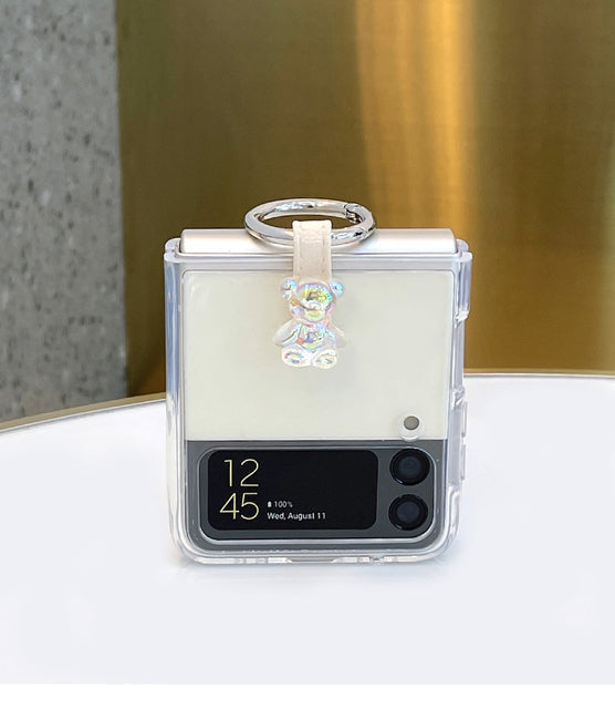 Colorful bear is suitable for Samsung Z Flip 4 - Galaxy Z Flip 4 Case