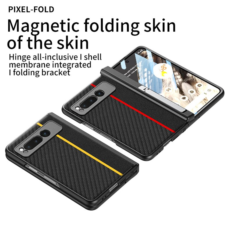 Leather Magnet Hinge Case for Google Pixel Fold