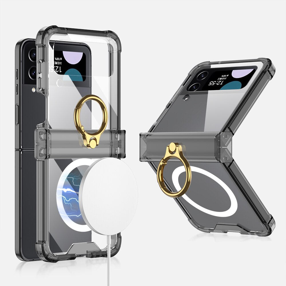 Wireless Charging Magnetic Case For Galaxy Z Flip 4 - Galaxy Z Flip 4 Case