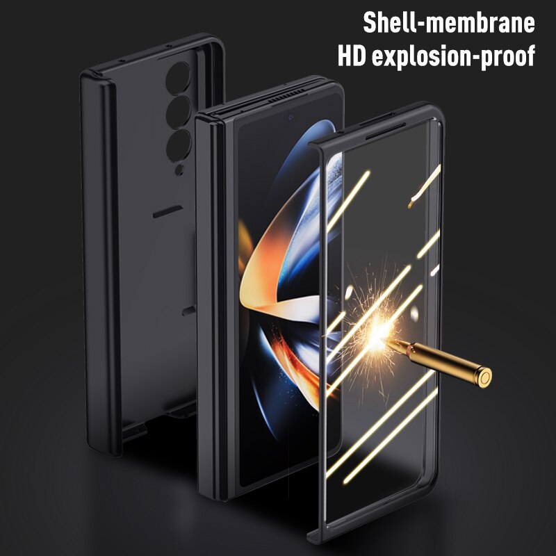 Magnetic Stand Case with Bracket For Samsung Galaxy Z Fold 4