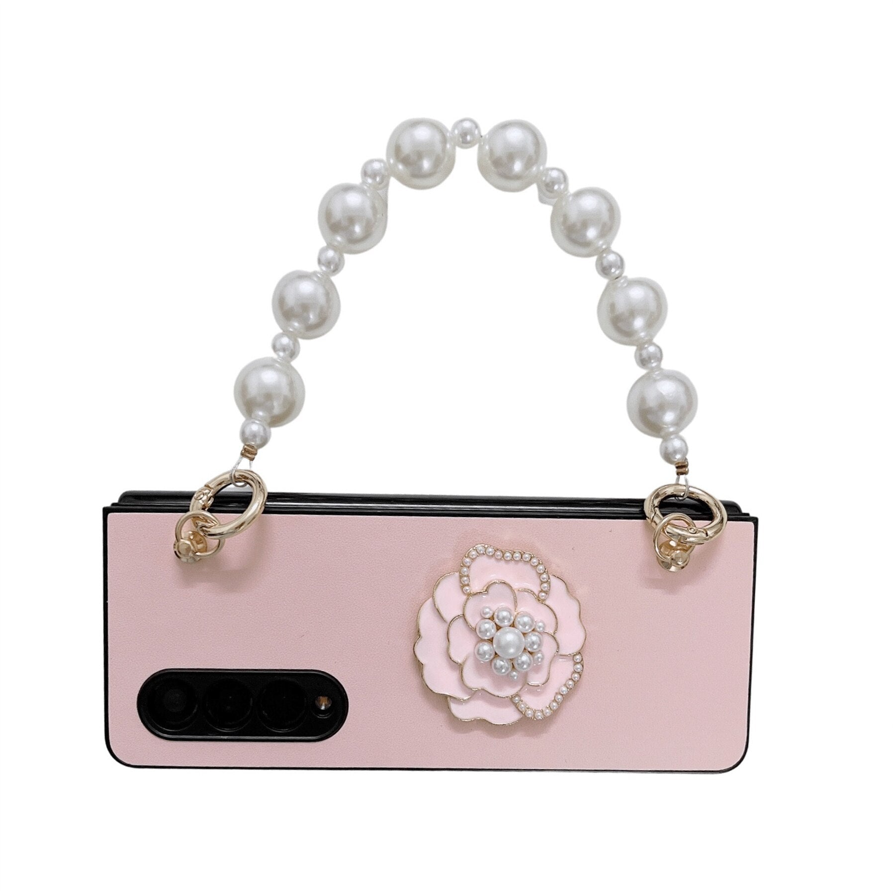 Luxury Pearl Bracelet Chain Case for Samsung Galaxy Z Fold 4