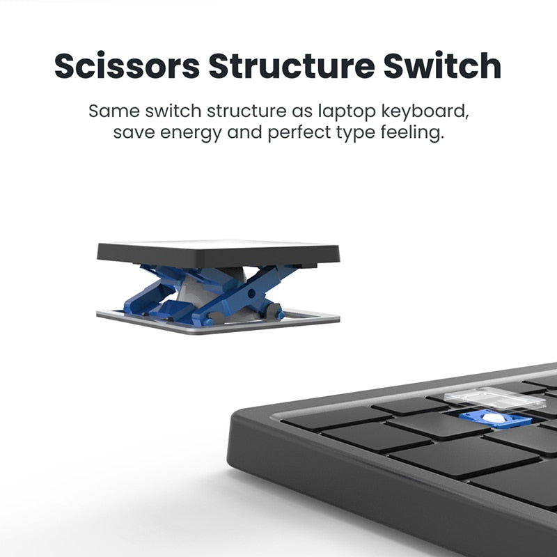 Folding Keyboard Wireless Bluetooth For iPad and Tablette - iHive